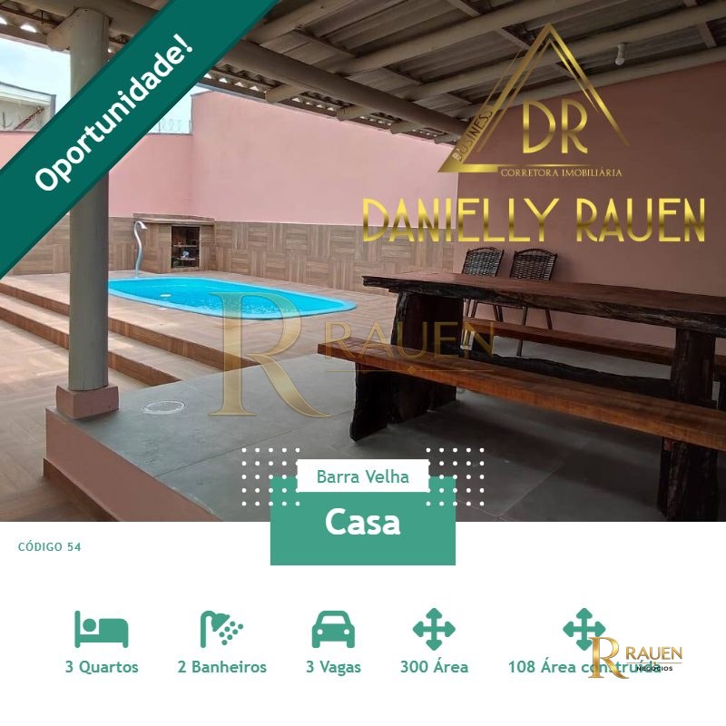 CASA NA PRAIA EM BARRA VELHA - ITAJUBA